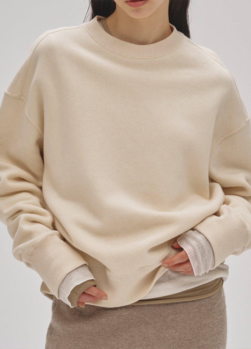 圓領內刷毛衛衣